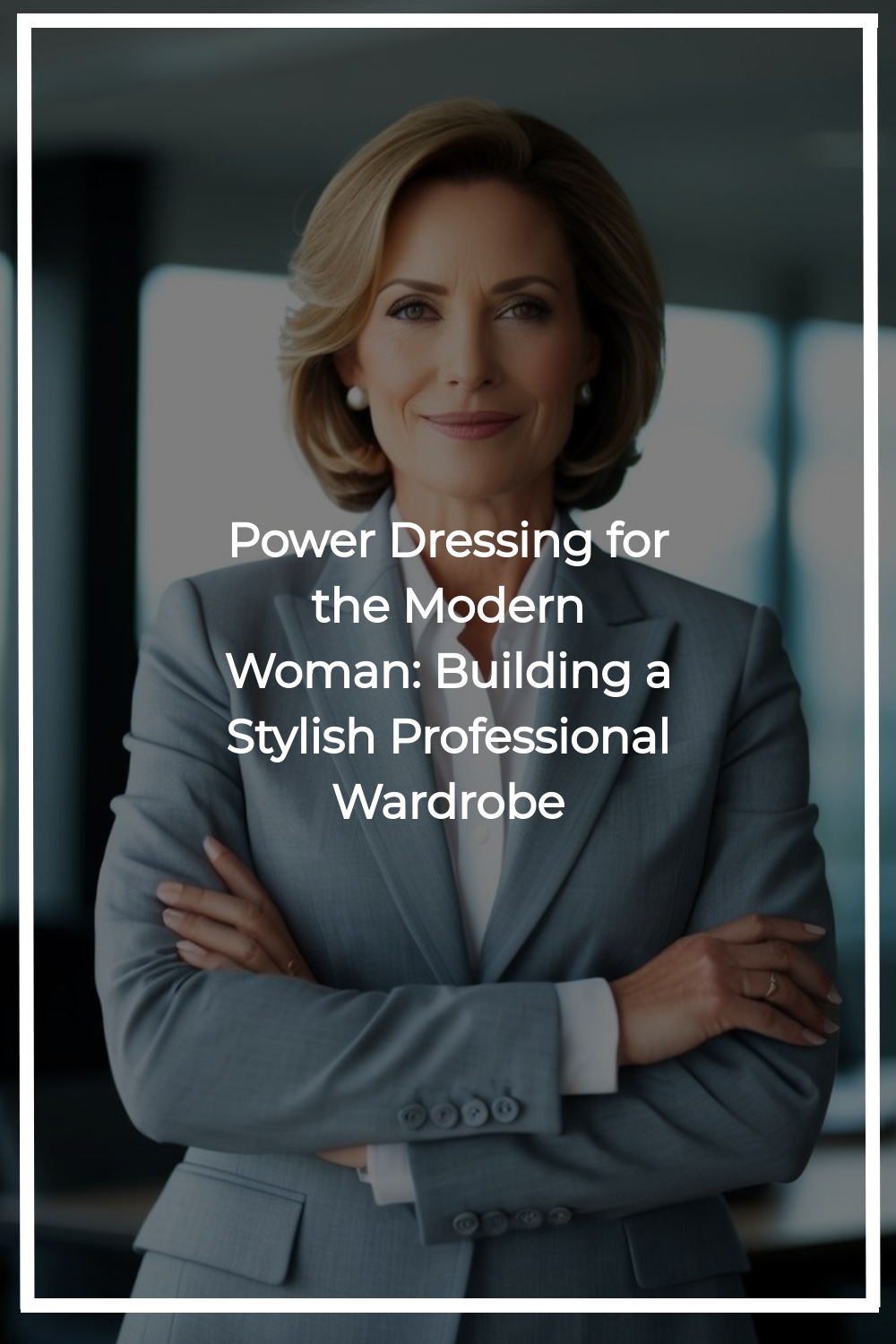 Power Dressing for the Modern Woman Building a Stylish Professional Wardrobe generated pin 2960